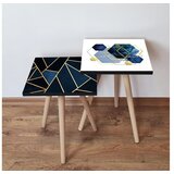 Hanah home sklapajući Stočić 2 Komada 2SHP482 - Navy Plavo | ePonuda.com