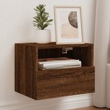  The Living Store Stenska TV omarica rjavi hrast 40x30x30 cm inženirski les - TV Stenska Omarica, (21555773) | Shoptok.si