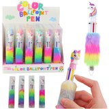 School Office Pen With Fur Unicorn Multicolor | shoptok.hr