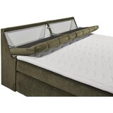 MID.YOU POSTELJA BOXSPRING 200 cm x 240 cm , tekstil, leseni material zelena | Shoptok.si
