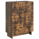 vidaXL Kreveta Dimljeni hrast 66 x 34 5 x 90 cm Konstruirano drvo - Dimljeni hrast | shoptok.hr