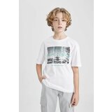 Defacto Boy Oversize Fit Crew Neck Printed Short Sleeve T-Shirt Cene