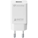 Cellular Line usb hišni polnilec, 15W bel, cellular line Cene