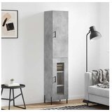 vidaXL Visoka komoda siva betona 34 5x34x180 cm od konstruiranog drva | shoptok.hr
