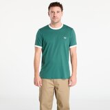 Fred Perry Majica Ringer T-Shirt Sport Green/ Snow White L Cene