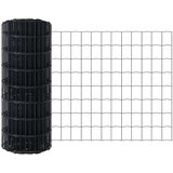  Sivi set vrtne ograde Set od 2 Siva Metal 25 x 0.8 m Izdržljivo | shoptok.hr