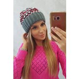 Kesi Women's cap Iris K348 dark gray+red | Shoptok.si