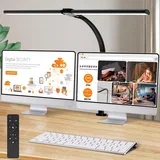 80cm, 24W Dvojna LED namizna svetilka z objemko