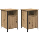  Noćni ormar 2 pcs Umjetnički hrast 40 x 42 x 60 cm | shoptok.hr