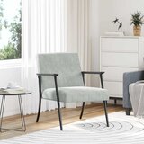 vidaXL fotelj Svetlo siva 59 x 75 x 78 cm Žamet | Shoptok.si
