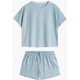 Atlantic Women's pyjamas - light blue with print | Shoptok.si
