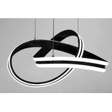 Toolight Moderna LED stropna svjetiljka + pilot App817-CP crna | shoptok.hr