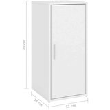 vidaXL Omarica za čevlje bela 32x35x70 cm iverna plošča | Shoptok.si