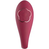 RayTech Rose - punjivi, vodootporni vibrator za par (crveni) | shoptok.hr