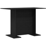  Blagovaonski Stol Crna Hrast 110x60x75 cm Konstruirano drvo | shoptok.hr