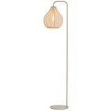 Light & Living Bež stoječa svetilka s tekstilnim senčilom (višina 156,5 cm) Elati – Cene