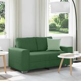  Dvosjed tamnozelene boje 160x77x82 cm korduro tkanine | shoptok.hr