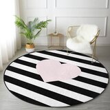 Mila Home Crno-bijeli dječji tepih ø 100 cm Comfort – | shoptok.hr