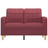 Dvosjed od tkanine crvena boja vina 120 cm | shoptok.hr
