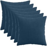  Presvlaka za jastuk 6 pcs HEERLEN Mornarsko plava 45 x 45 cm | shoptok.hr