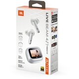 JBL Live Beam 4 srebrne brezžicne z slušalke odpravljanjem hrupa | Shoptok.si