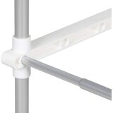  Polica za perilicu rublja Bijelo 70 x 27 x 136 cm Aluminij | shoptok.hr