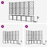  Vrtna saksija 5 pcs Crna 120 x 120 x 142 cm Plastika | shoptok.hr