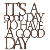 WALLXPERT dekorativni metalni zidni pribor rusty have a good day | ePonuda.com