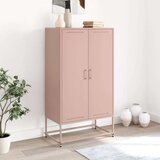 vidaXL Visoka komoda ružičasta 68,5 x 38,5 x 123,5 cm čelična | shoptok.hr