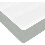 vidaXL Postelja boxspring z vzmetnico Svetlo siva 90 x 200 cm Žamet | Shoptok.si
