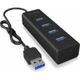 Icybox 4-portni Hub s priključkom USB-A 3.0 IB-HUB1409-U3 | Shoptok.si