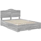  Konstrukcija postelje Siva Sonoma 150 x 200 cm Konstruiran les, (5000102284) | Shoptok.si