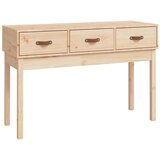 Maison Chic konzolna miza - miza ob steni 114x40x75 cm trdna borovina, (21786103) Cene