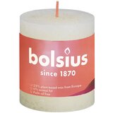 Bolsius rustične debele svijeće Shine 4 kom 80 x 68 mm nježno biserne | shoptok.hr