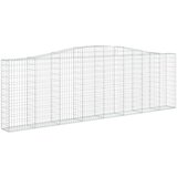 Lučne gabionske košare 3 kom 400x30x120/140cm pocinčano željezo | shoptok.hr