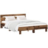  Krevetna konstrukcija Staro drvo 135 x 190 cm Konstruirano drvo | shoptok.hr