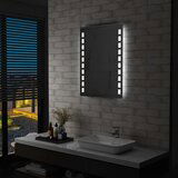 vidaXL kupaonsko LED zidno ogledalo 60 x 80 cm Cijene