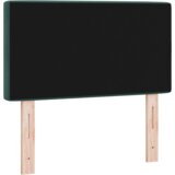 LED Uzglavlje s Kristalnim Dugmetom Zakovano Tamno Zelena 80 cm Baršun | shoptok.hr