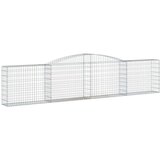  Lučne gabionske košare 10 kom 400x30x80/100cm pocinčano željezo | shoptok.hr