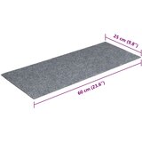  Prostirke za stepenice samoljepljive 15 kom 60x25 cm svijetlo sive pravokutne | shoptok.hr
