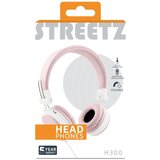 Streetz H300 Sklopive Slušalice s Mikrofonom, Roza | shoptok.hr