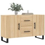 vidaXL Komoda sonoma hrast 100x36x60 cm inženirski les | Shoptok.si