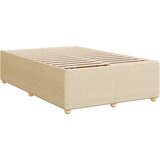  Okvir kreveta bez madraca krem 120x190 cm od tkanine | shoptok.hr