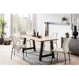 MID.YOU SET STOLOV, tekstil bež | Shoptok.si