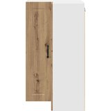  Stenska kuhinjska omarica z vrati Umetni hrast 57 x 57 x 100 cm | Shoptok.si