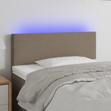 vidaXL LED posteljno vzglavje taupe 90x5x78/88 cm blago Cene