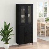  Highboard Crni hrast 69,5 x 34 x 180 cm Konstruirano drvo | shoptok.hr