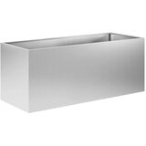  Vrtna saksija Srebrna 80 x 40 x 40 cm Pocinčani čelik - Pocinčani čelik 80 x 40 x 40 cm 1 | shoptok.hr
