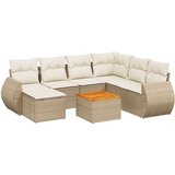 vidaXL 8-dijelni set vrtnih sofa od poliratana s jastucima bež | shoptok.hr