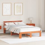  Krevetni okvir od borovine Boja voska Čvrsto drvo 140 x 190 cm | shoptok.hr